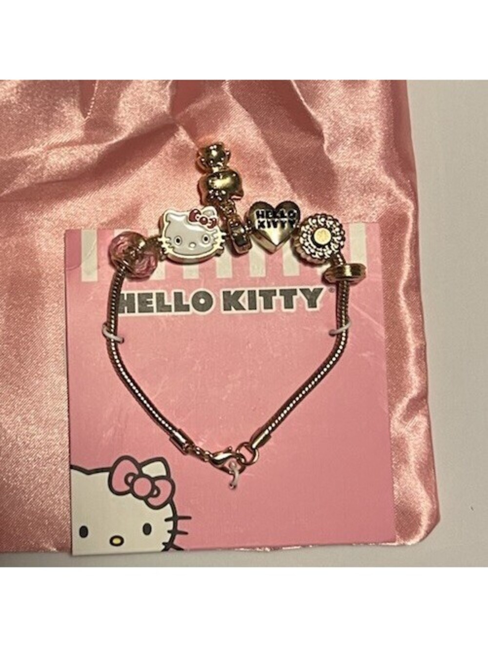 Sanrio Hello Kitty Charm Bracelet by Sally Rose New